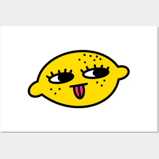 Lemon Cartoon Posters and Art